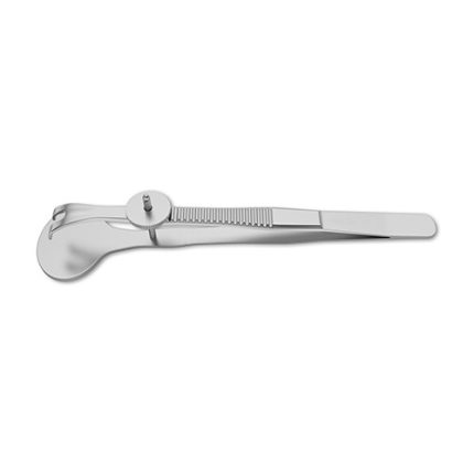 Elschnig Fixation Forceps - Wide Handle
